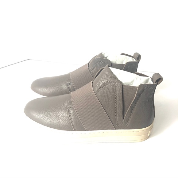 J Brand Retro Platform Leather Ankle Gray Boot. Size 8.5. Classy Rare - Picture 2 of 8